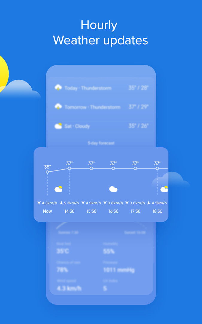 Multi-city comparison screen showing several cities on a single view