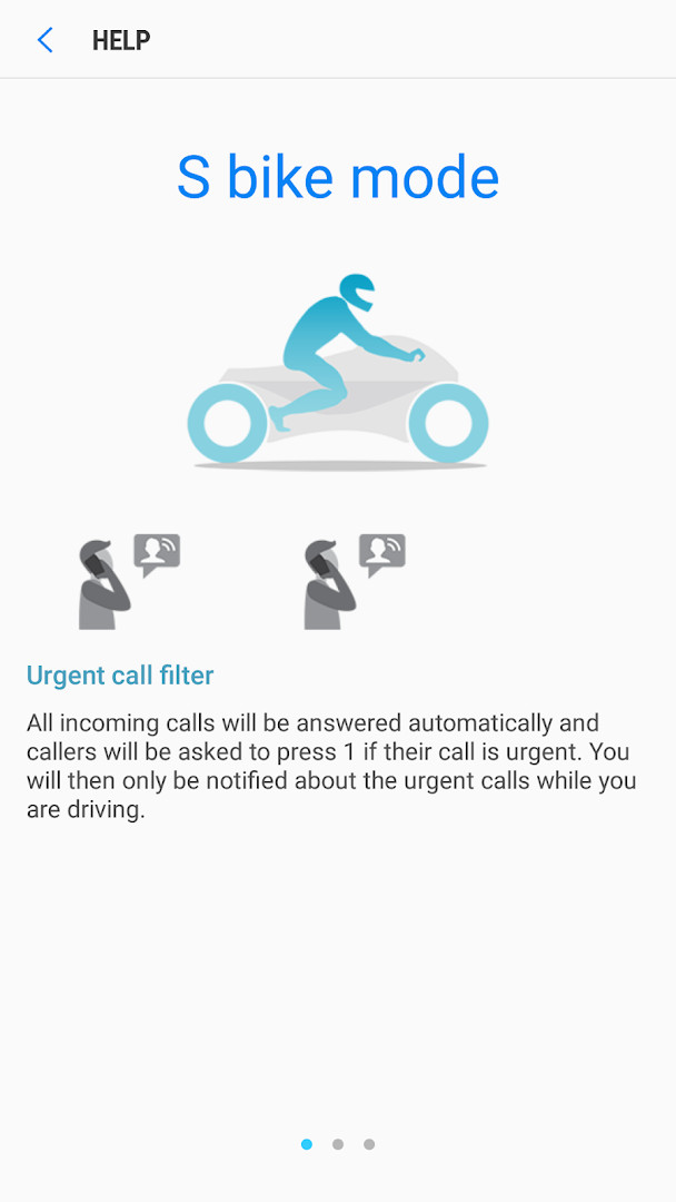 S bike mode Motion lock screen that keeps the device unusable until you stop