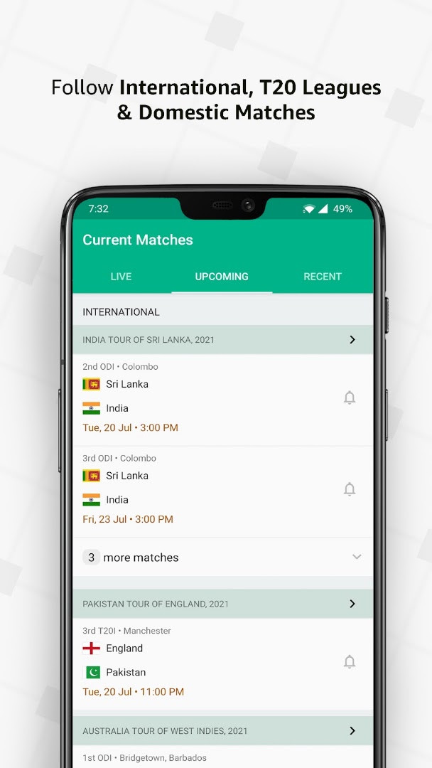 Cricbuzz news and editorials section with exclusive video content.