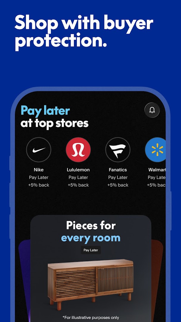 Home screen showing account balance and quick send money options