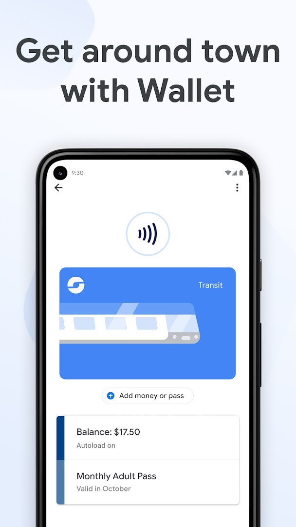 Google Wallet digital ID screen for driver's license and student ID