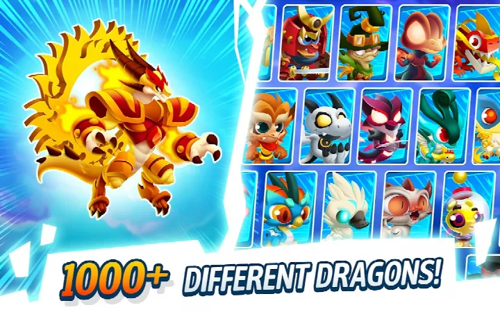 Dragon City: Mobile Adventure alliance screen with chat, gifts, and team chests