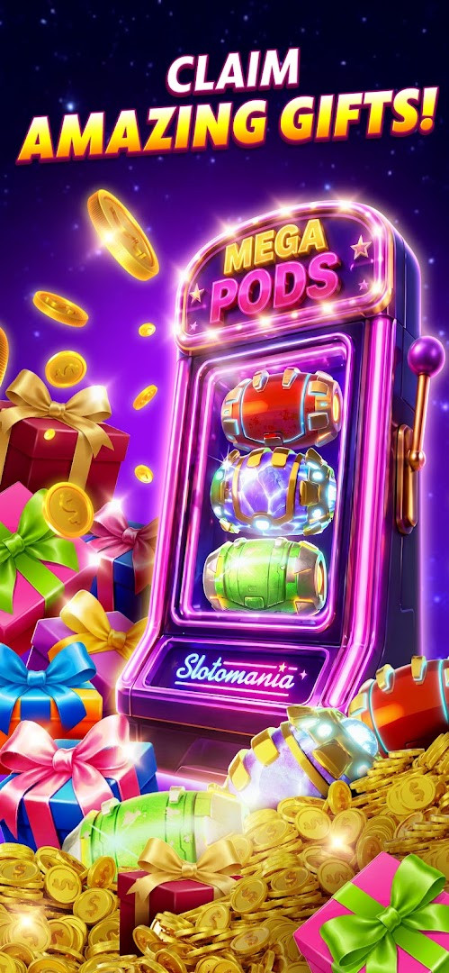 Mini-game interface in SlotomaniaTM Slots Casino Games with unique challenges.