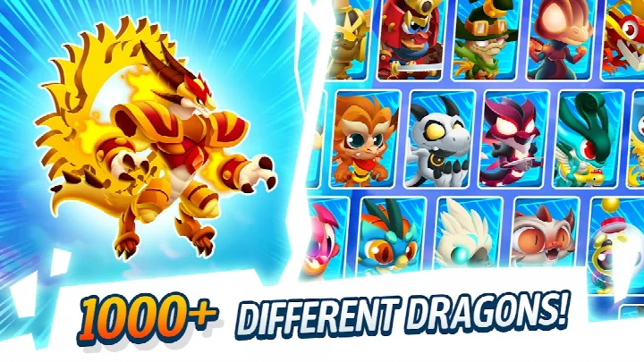 Dragon City: Mobile Adventure settings menu with support and account options