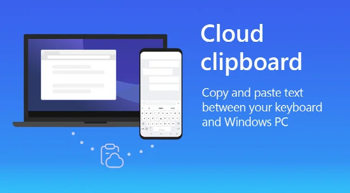 Microsoft SwiftKey AI Keyboard theme picker displaying a gallery of colorful keyboard designs